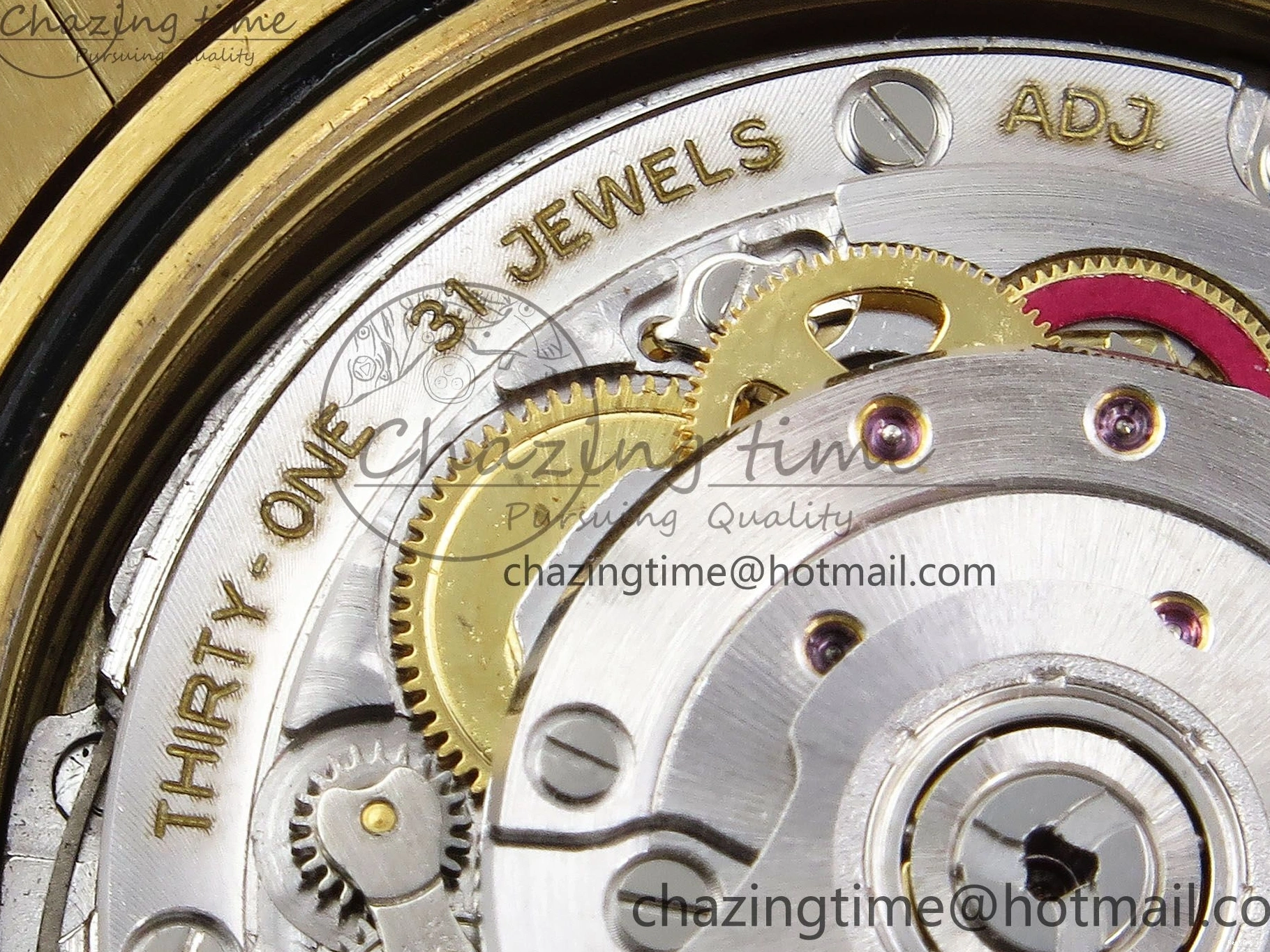 1224 Day Date 40 YG JDF 904L Steel White Stick Dial on President Bracelet VR3255 V3 (Gain Weight) Colorful 1373